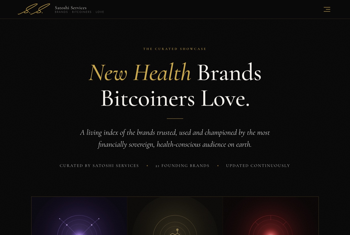 The Showcase — New Health Brands Bitcoiners Love